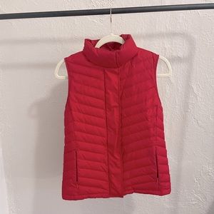 Talbots Red Vest
